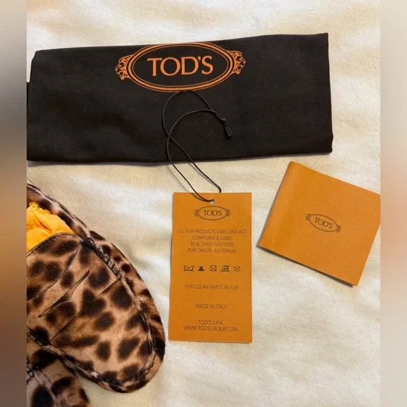 TOD’s Gommino Driver Animal Print Moccasin NIB Stealth Wealth - Picture 6 of 11